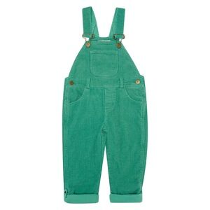 Dotty Dungarees Emerald Chunky Cord Overalls